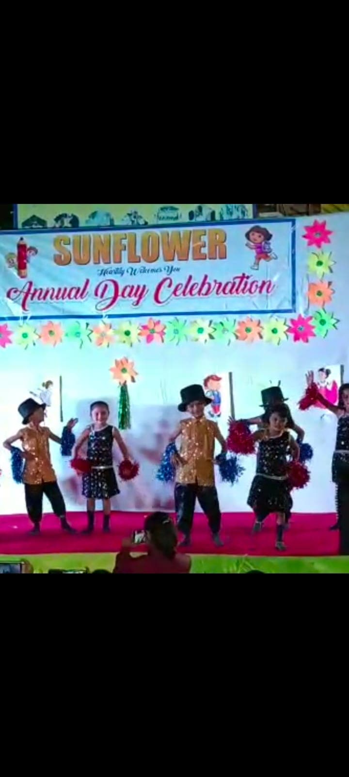 Annual day stage performance